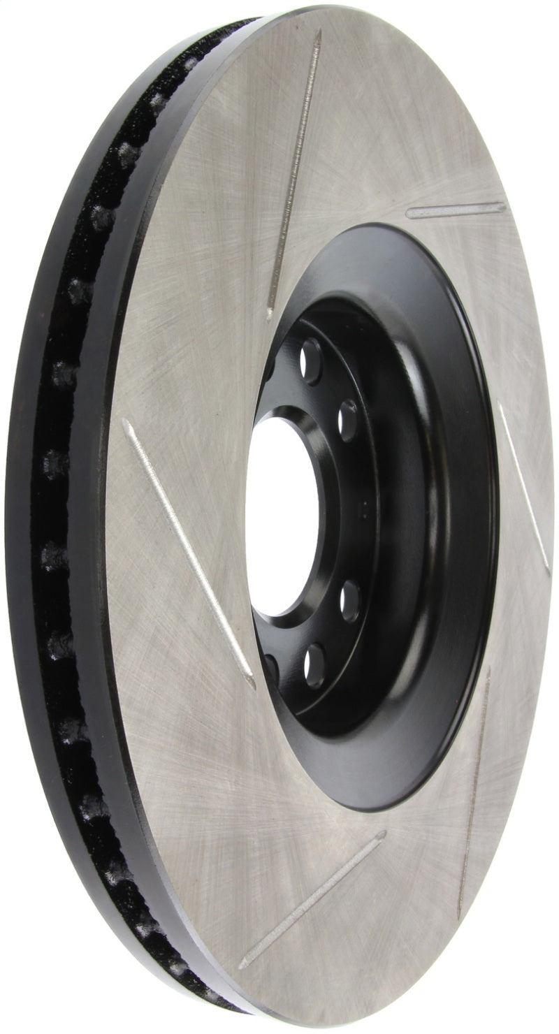 StopTech Power Slot 01-06 Audi Allroad / 05-09 A4 / 6/99-04 A6 / 99-02 S4 Left Front Slotted Rotor.