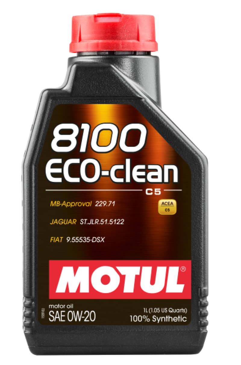 Motul 1L Synthetic Engine Oil 8100 0W20 Eco-Clean.