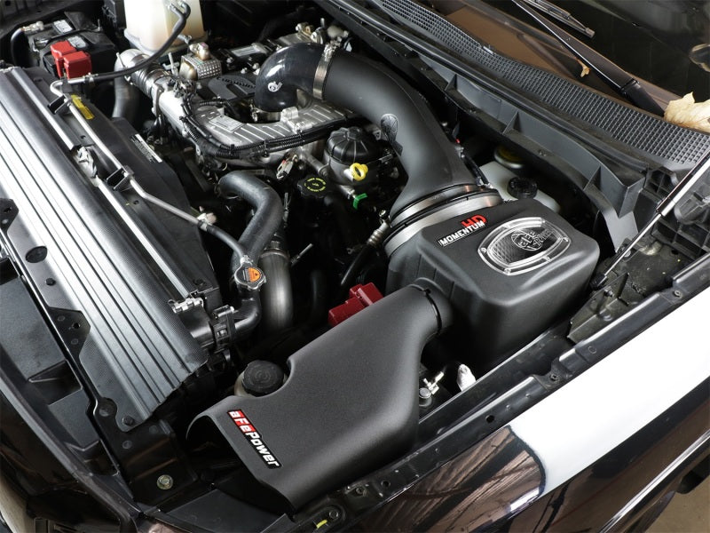 aFe 16-19 Nissan Titan XD V8 5.0L Momentum HD Cold Air Intake System w/ Pro DRY S Media.