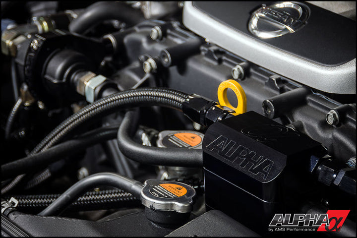 AMS Performance 2009+ Nissan GT-R R35 Alpha Air Oil Separator.