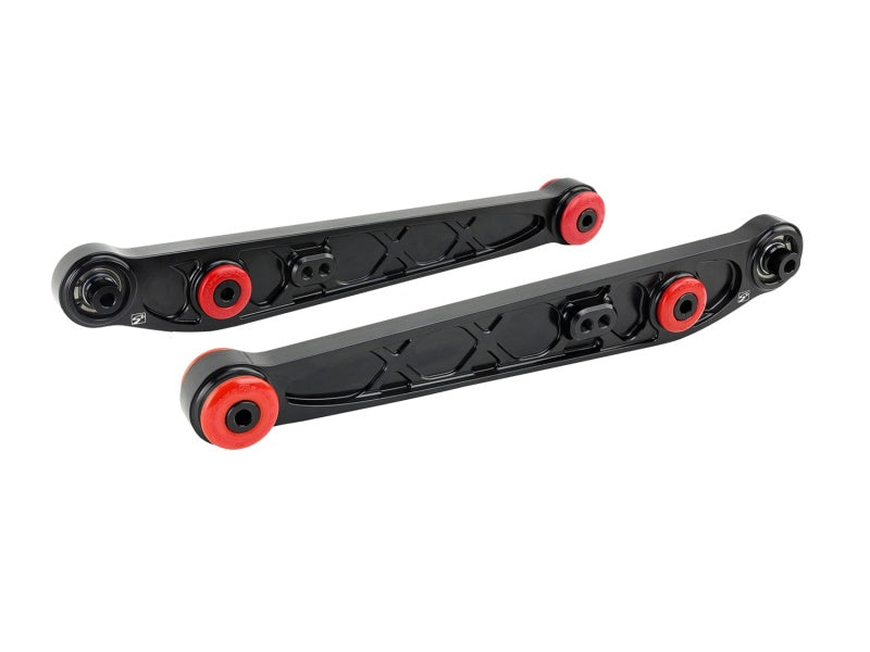 Skunk2 Honda/Acura EK Alpha Series Rear Lower Control Arm Set - Black.