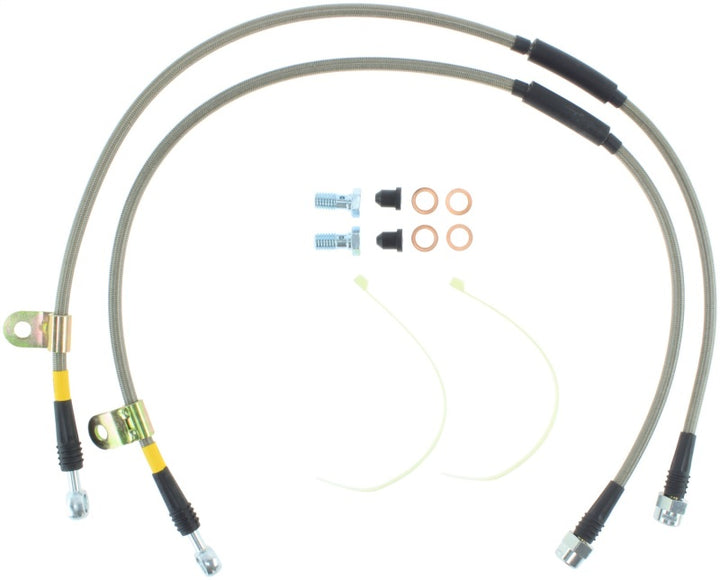 StopTech 07-13 Chevy/GMC Surburban/Sierra/Yukon Denali XL Stainless Steel Front Brake Line Kit.