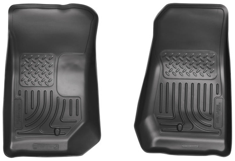 Husky Liners 07-12 Jeep Wrangler WeatherBeater Black Floor Liners.