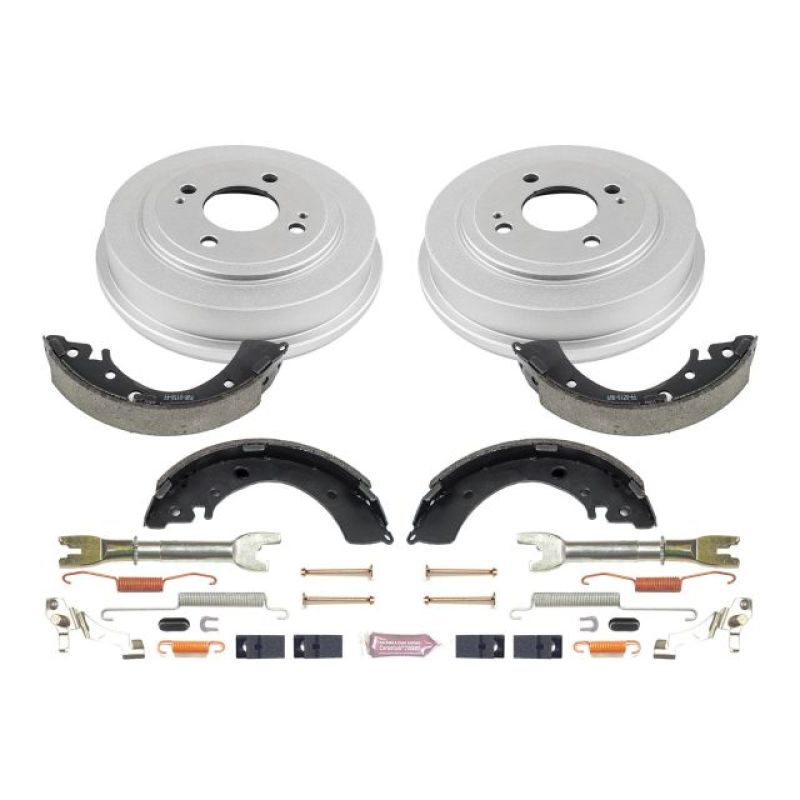 Power Stop 96-00 Honda Civic Coupe Rear Autospecialty Drum Kit.