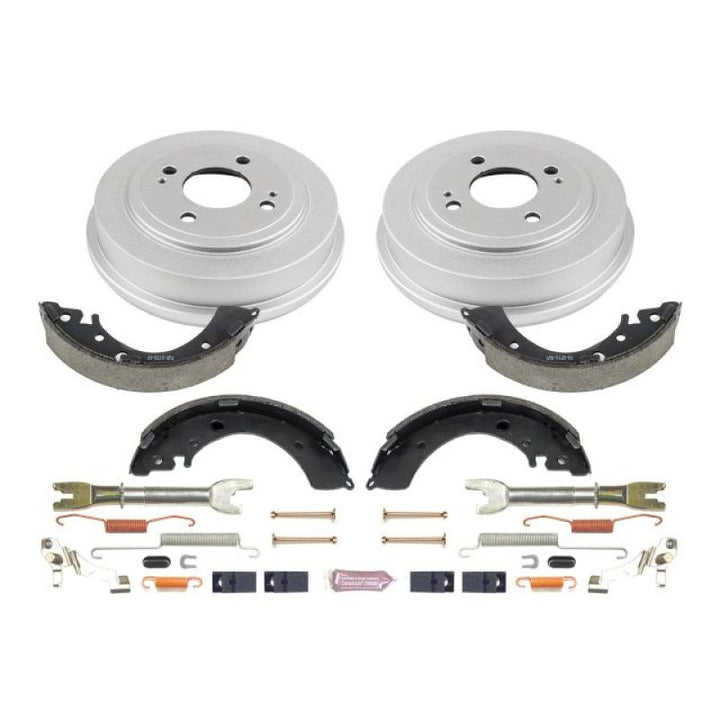 Power Stop 96-00 Honda Civic Coupe Rear Autospecialty Drum Kit.