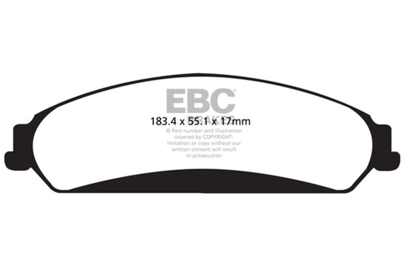 EBC 11+ Chrysler 300C 5.7 Yellowstuff Front Brake Pads.