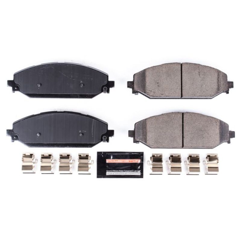 Power Stop 2019 Ram 1500 Front Z23 Evolution Sport Brake Pads w/Hardware.