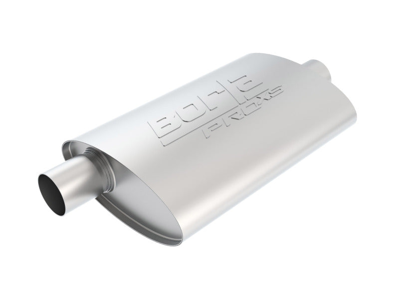 Borla Universal 2.25in Inlet/Outlet Oval Center/Offset 14in x 4in x 9.5in ProXS Muffler.
