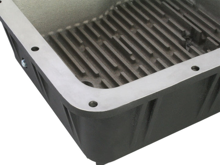 aFe Power Cover Trans Pan Machined Trans Pan GM Diesel Trucks 01-12 V8-6.6L Machined.