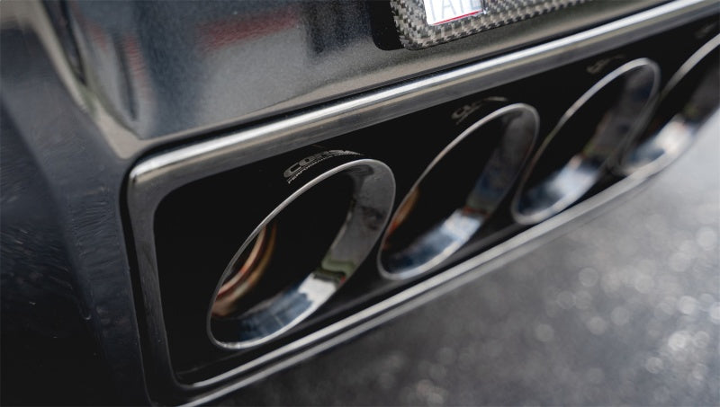 Corsa 2014-2019 Chevrolet Corvette C7 6.2L 2.75in Xtreme Valve-Back w/ Dual NPP & Quad Black Tips.
