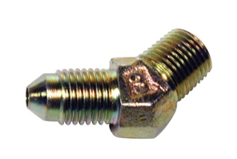 Wilwood Inlet Fitting - 1/8-27 NPT to -3 (45).