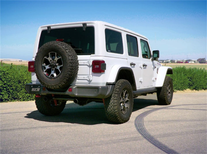 Borla 2018 Jeep Wrangler JL/JLU 3.6L 2DR/4DR Touring SS Axle Back Black Coated Exhaust w/3.5in Tips.